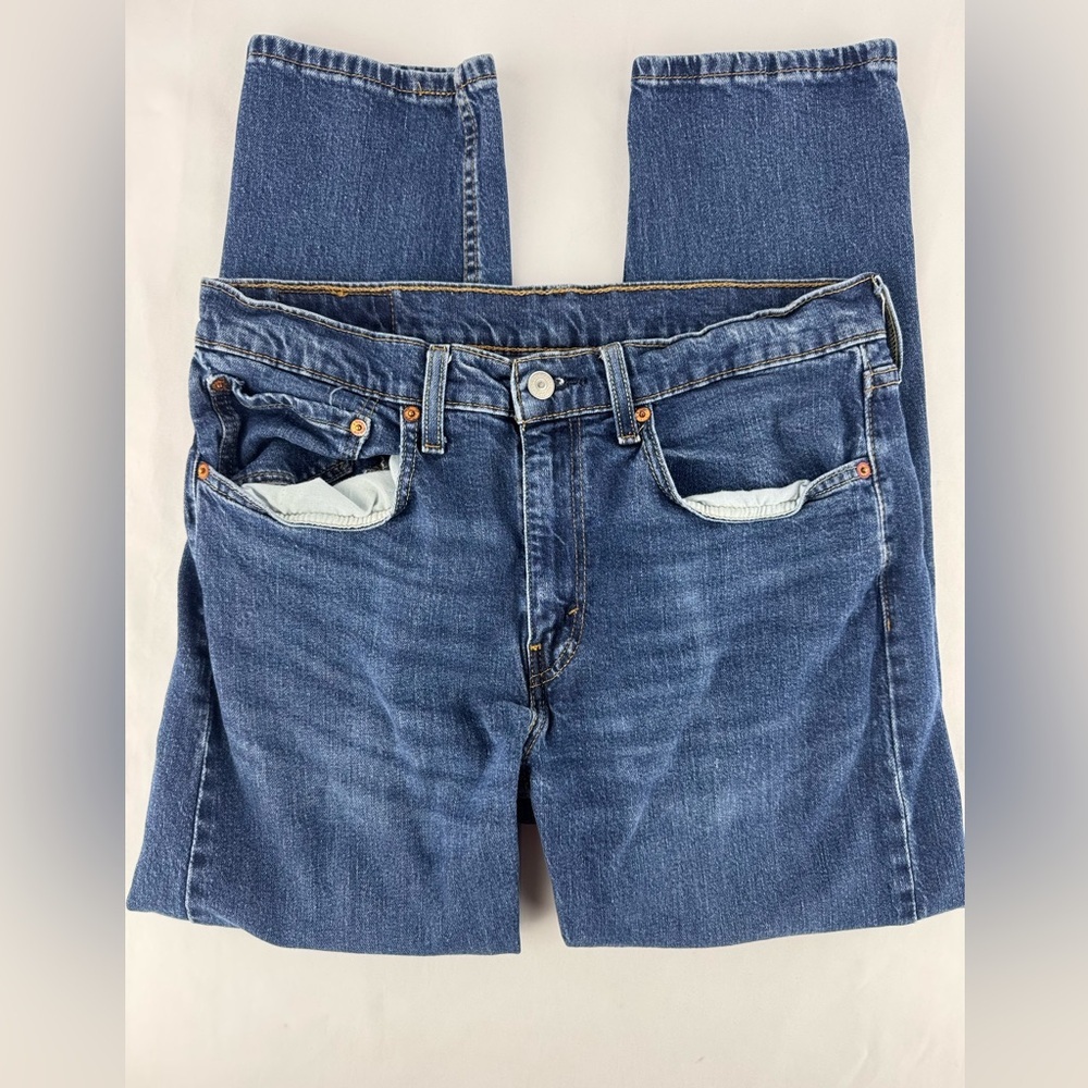 Levi’s 502 Dark Wash Straight Leg Jeans
